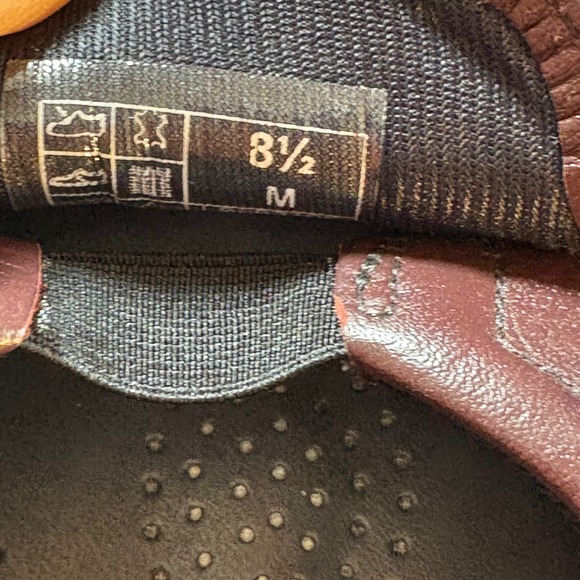 SAS Tripad Comfort Loafers Womens 8.5 M Burgundy Leather Wedge Slip On Shoes USA - Picture 5 of 9